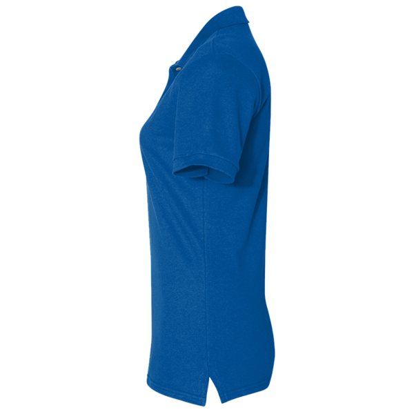 Jerzees Women's 100% Ring-Spun Cotton Piqué Polo, Royal, Left Sleeve view