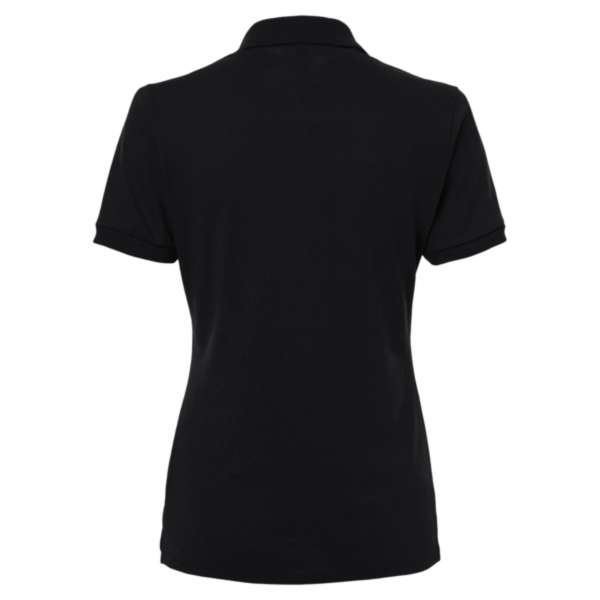 Jerzees Women's Dri-Power® Polo, Black, Back view