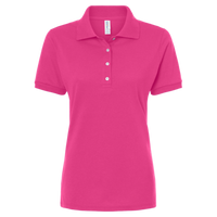 Jerzees Women's Dri-Power® Polo, Cyber Pink, Front view