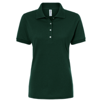 Jerzees Women's Dri-Power® Polo, Forest Green, Front view