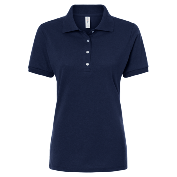 Jerzees Women's Dri-Power® Polo, J. Navy, Front view