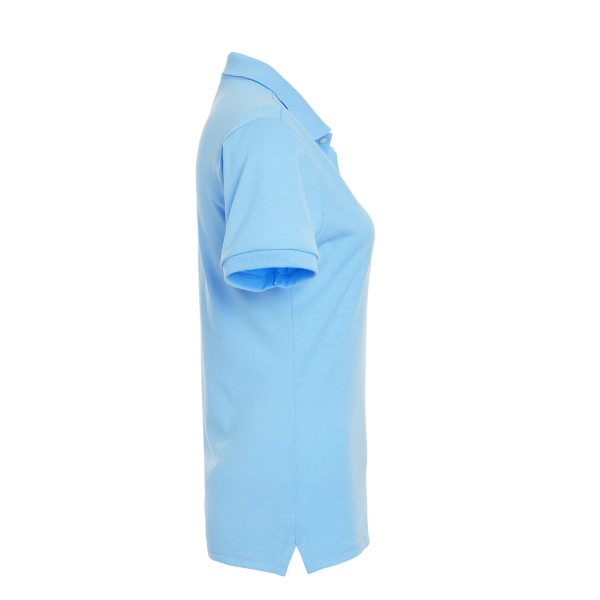 Jerzees Women's Dri-Power® Polo, Light Blue, Right Sleeve view