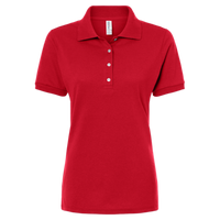 Jerzees Women's Dri-Power® Polo, True Red, Front view