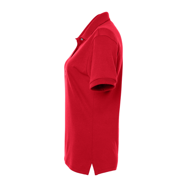 Jerzees Women's Dri-Power® Polo, True Red, Left Sleeve view