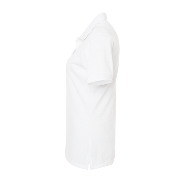 Jerzees Women's Dri-Power® Polo, White, Left Sleeve view