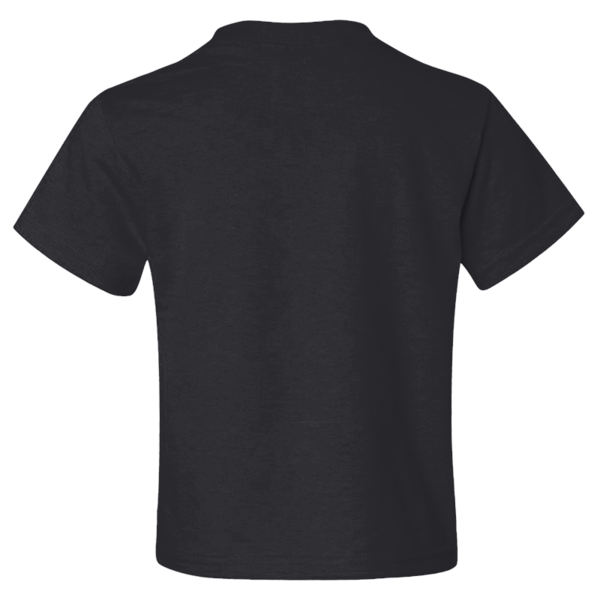 Jerzees Youth Dri-Power® 50/50 T-Shirt, Black, Back view