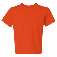 Jerzees Youth Dri-Power® 50/50 T-Shirt, Burnt Orange, Front view