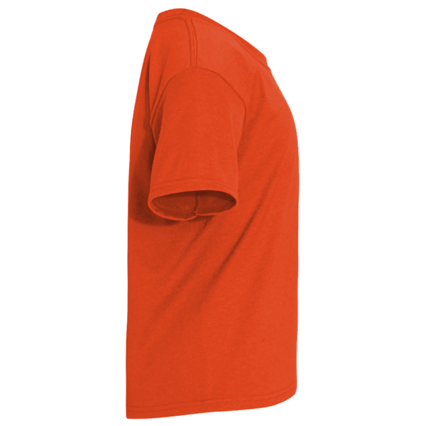 Jerzees Youth Dri-Power® 50/50 T-Shirt, Burnt Orange, Right Sleeve (Short) view