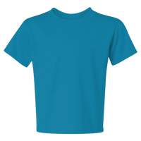 Jerzees Youth Dri-Power® 50/50 T-Shirt, California Blue, Front view
