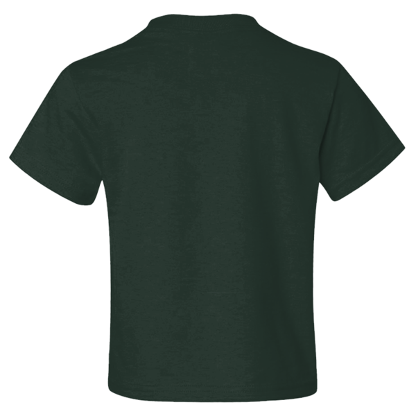 Jerzees Youth Dri-Power® 50/50 T-Shirt, Forest Green, Back view