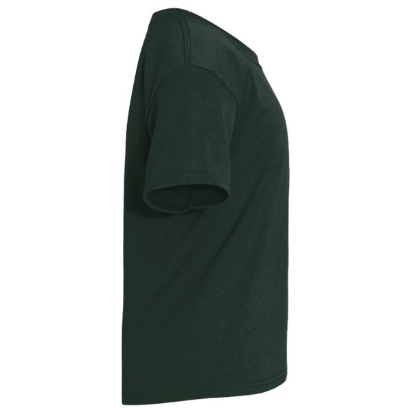 Jerzees Youth Dri-Power® 50/50 T-Shirt, Forest Green, Right Sleeve (Short) view