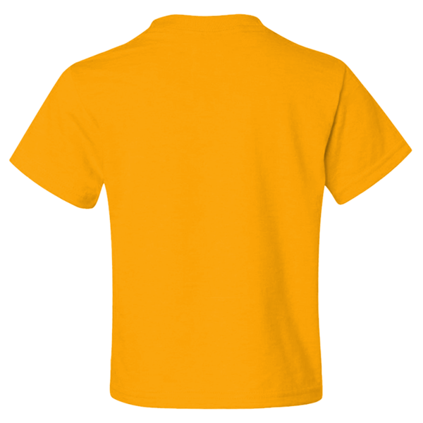 Jerzees Youth Dri-Power® 50/50 T-Shirt, Gold, Back view
