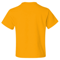 Jerzees Youth Dri-Power® 50/50 T-Shirt, Gold, Back view