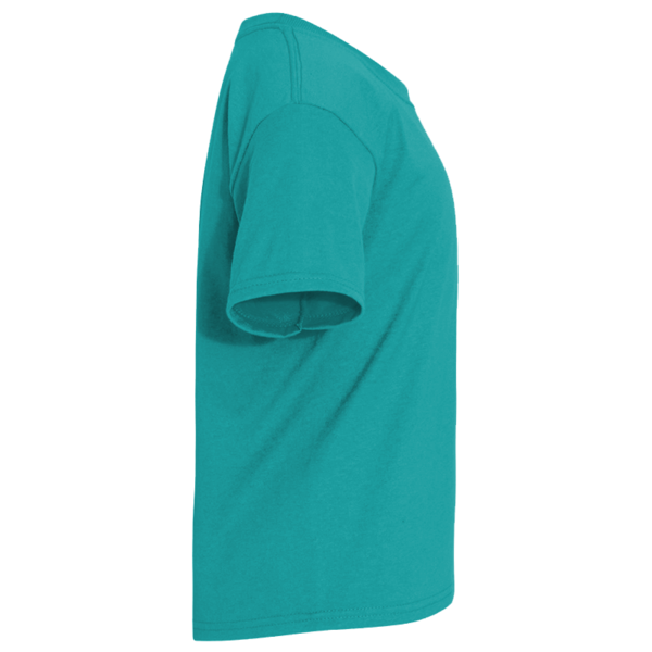 Jerzees Youth Dri-Power® 50/50 T-Shirt, Jade, Right Sleeve (Short) view