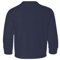 Jerzees Youth Dri-Power® Long Sleeve 50/50 T-Shirt, J. Navy, Back view