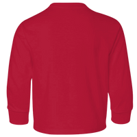 Jerzees Youth Dri-Power® Long Sleeve 50/50 T-Shirt, True Red, Back view
