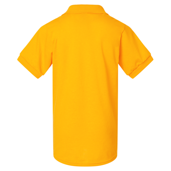 Jerzees Youth Dri-Power® Polo, Gold, Back view