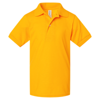 Jerzees Youth Dri-Power® Polo, Gold, Front view