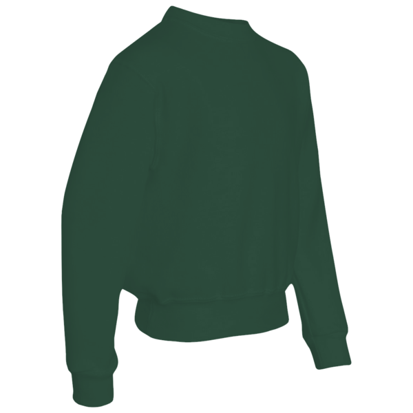 Jerzees Youth NuBlend® Crewneck Sweatshirt, Forest Green, Right Sleeve view