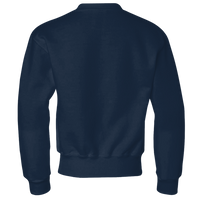 Jerzees Youth NuBlend® Crewneck Sweatshirt, J. Navy, Back view