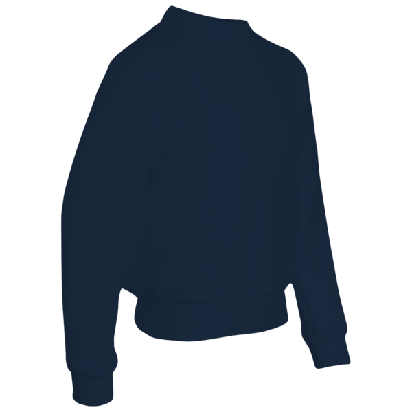 Jerzees Youth NuBlend® Crewneck Sweatshirt, J. Navy, Right Sleeve view