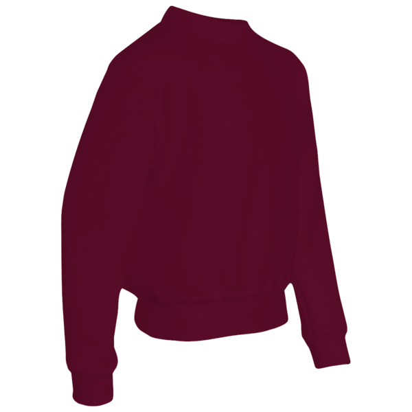 Jerzees Youth NuBlend® Crewneck Sweatshirt, Maroon, Right Sleeve view