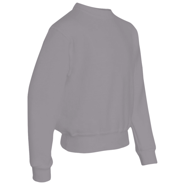 Jerzees Youth NuBlend® Crewneck Sweatshirt, Oxford, Right Sleeve view