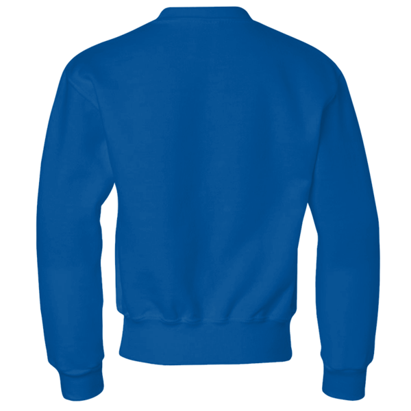 Jerzees Youth NuBlend® Crewneck Sweatshirt, Royal, Back view