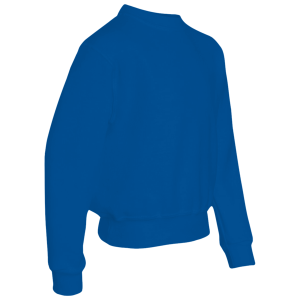 Jerzees Youth NuBlend® Crewneck Sweatshirt, Royal, Right Sleeve view
