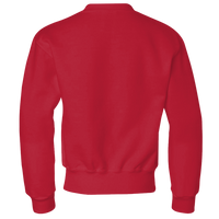 Jerzees Youth NuBlend® Crewneck Sweatshirt, True Red, Back view