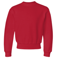 Jerzees Youth NuBlend® Crewneck Sweatshirt, True Red, Front view