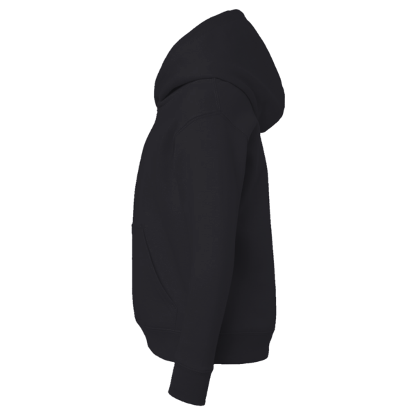 Jerzees Youth NuBlend® Hooded Sweatshirt, Black, Left Sleeve view