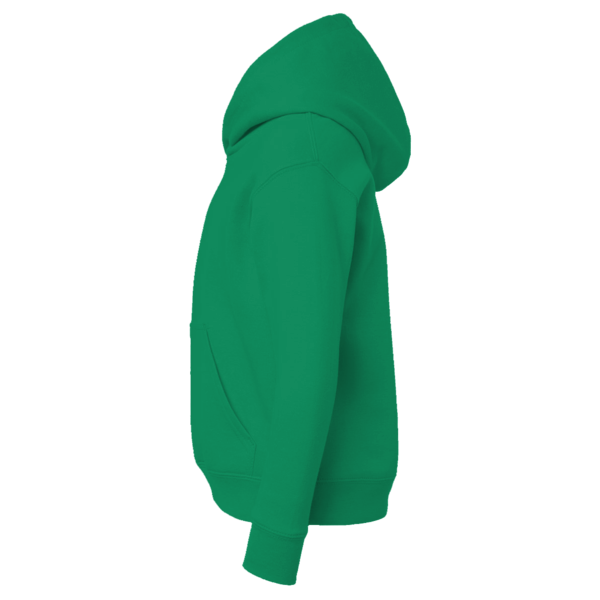 Jerzees Youth NuBlend® Hooded Sweatshirt, Kelly, Left Sleeve view