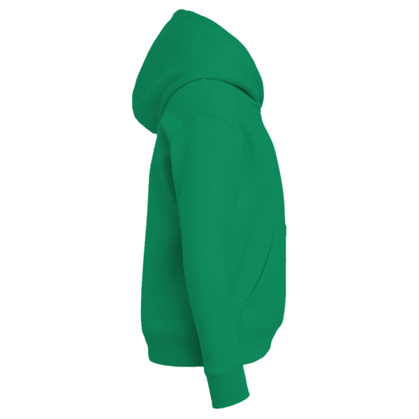 Jerzees Youth NuBlend® Hooded Sweatshirt, Kelly, Right Sleeve view