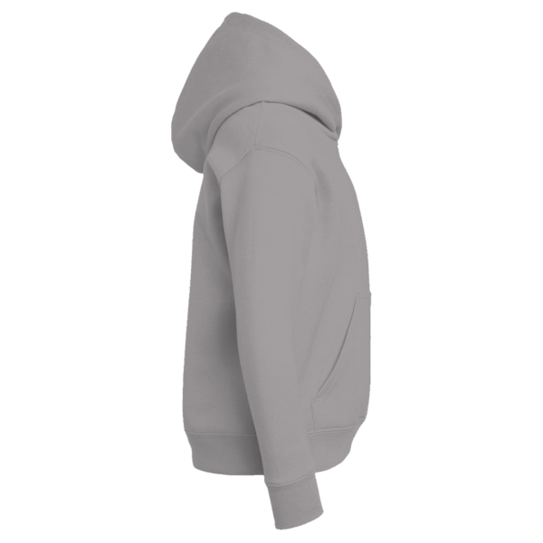 Jerzees Youth NuBlend® Hooded Sweatshirt, Oxford, Right Sleeve view