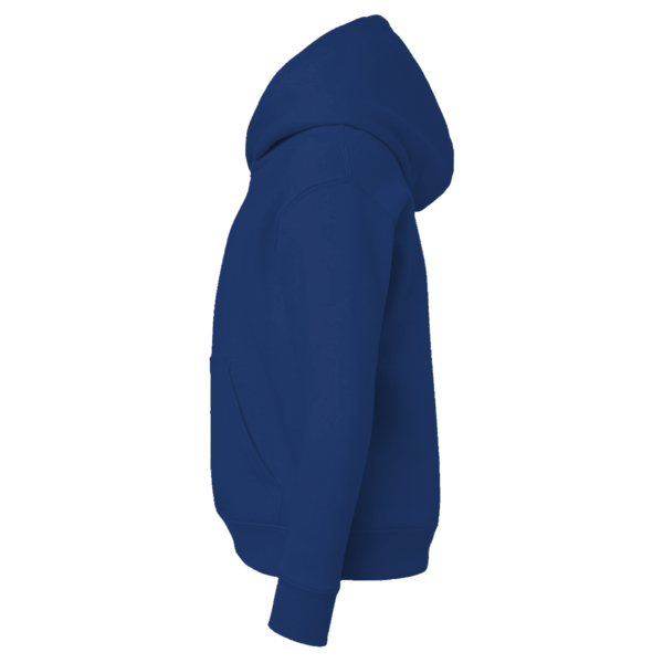 Jerzees Youth NuBlend® Hooded Sweatshirt, Royal, Left Sleeve view