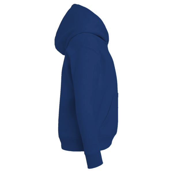 Jerzees Youth NuBlend® Hooded Sweatshirt, Royal, Right Sleeve view