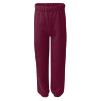 Jerzees Youth NuBlend® Sweatpants, Maroon, Front view