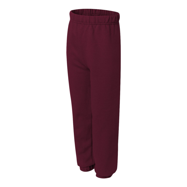 Jerzees Youth NuBlend® Sweatpants, Maroon, Left view