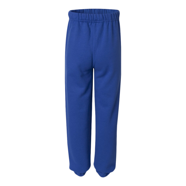 Jerzees Youth NuBlend® Sweatpants, Royal, Back view