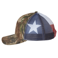 Kati Printed Mesh Trucker Cap, All Purpose / Texas Flag / Texas Flag, Left Side view