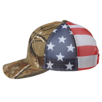 Kati Printed Mesh Trucker Cap, All Purpose / Usa Flag / Usa Flag, Left Side view