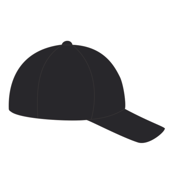 Kati Printed Mesh Trucker Cap, Black / Black / Skull, Right Side view