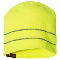 Kishigo High Viz Reflective Beanie, Lime, Back view