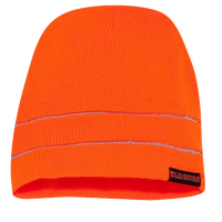 Kishigo High Viz Reflective Beanie, Orange, Front view