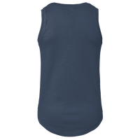 LAT Girls' Relaxed Fine Jersey Tank, Denim, Back view