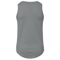 LAT Girls' Relaxed Fine Jersey Tank, Granite Heather, Back view