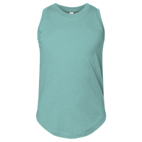 LAT Girls' Relaxed Fine Jersey Tank, Saltwater, Front view