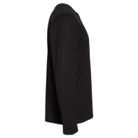 LAT Men's Fine Jersey Long Sleeve Tee, Black / Black, Right Sleeve view