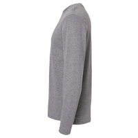 LAT Men's Fine Jersey Long Sleeve Tee, Granite Heather / Granite Heather, Left Sleeve view